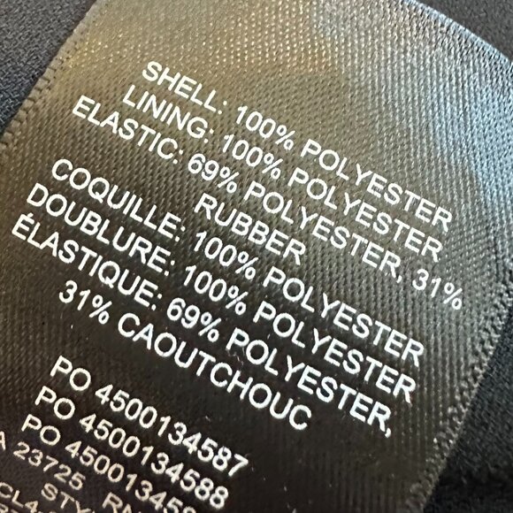 Wilfred Aritzia Tempest Dress Black Aqua Print Long Sleeve Mini Length Size XS - Picture 14 of 15